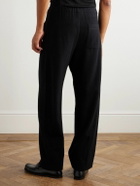 ssstein - Straight-Leg Wool and Cashmere-Blend Trousers - Black