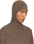 Rick Owens Moncler + Rick Owens Gray Knit Skull Balaclava