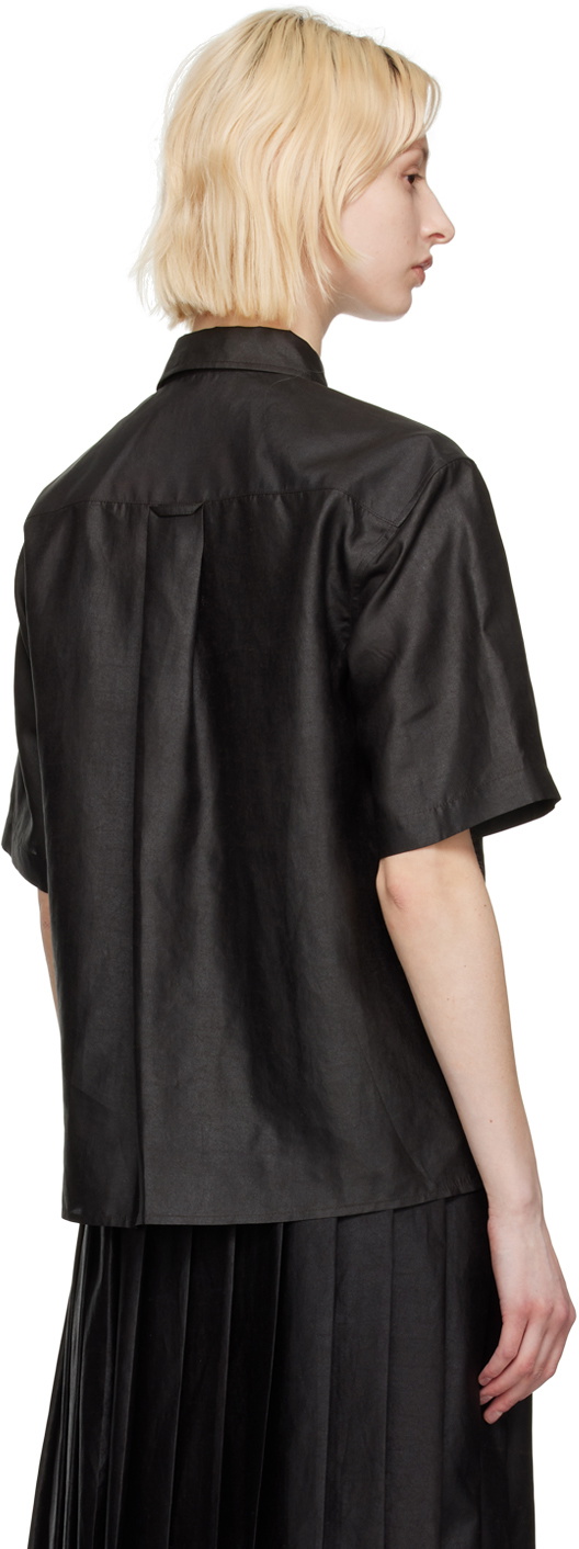 UMBER POSTPAST Black Mud-Dyed Shirt