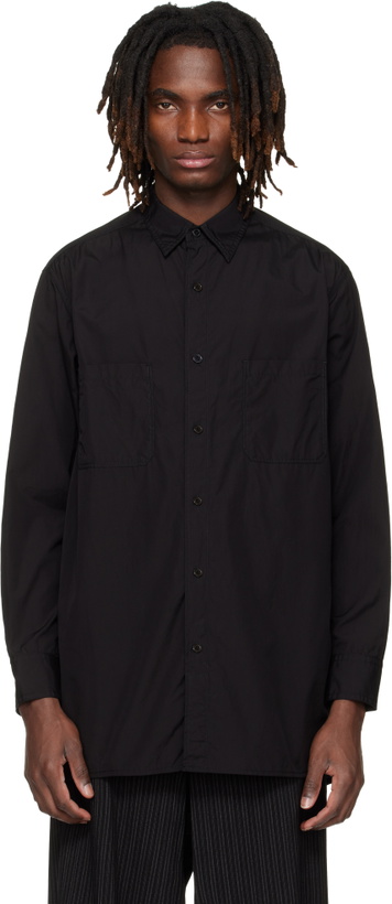 Photo: YOHJI YAMAMOTO Black Big Standard Chain Stitch Shirt
