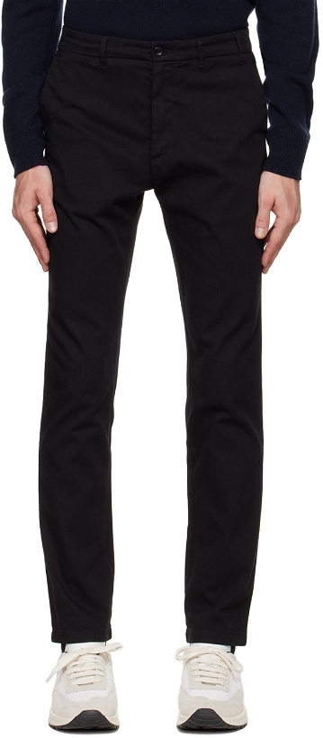 Photo: NORSE PROJECTS Black Aros Slim Light Trousers