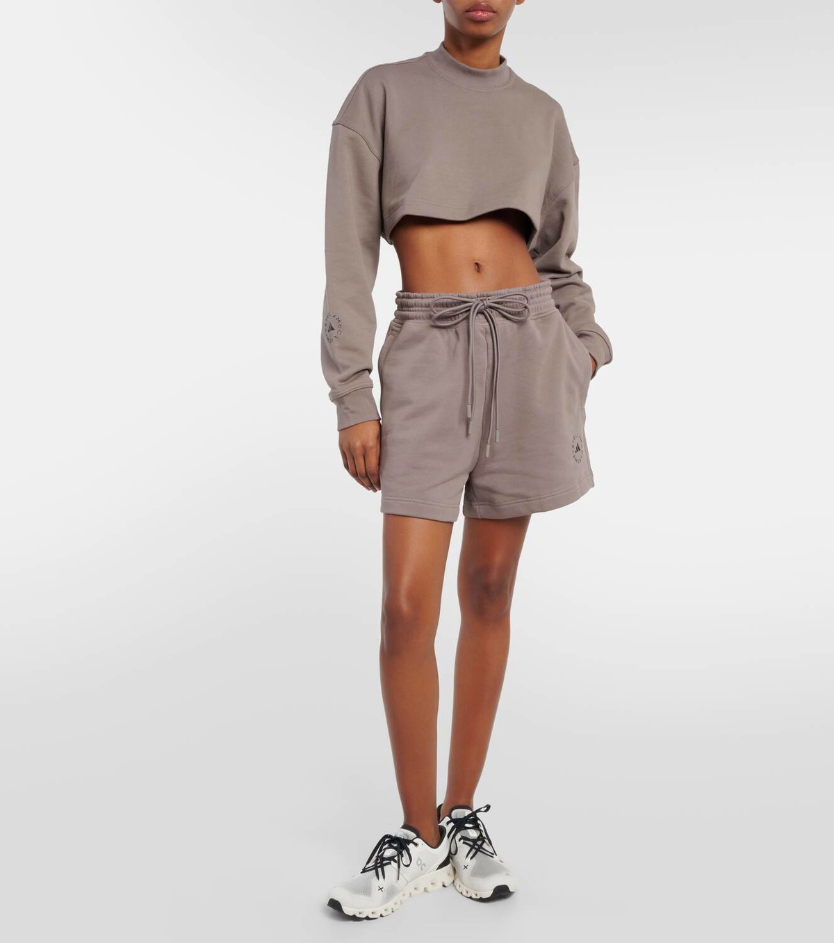【関税&送料込】Stella Mccartney Cotton Shorts Stella McCartney Kids - Girls Blue Roller Skate Cotton