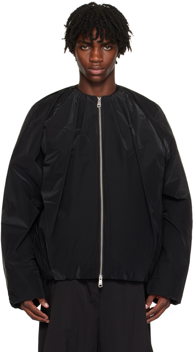 ADER error Black TRS Tag 01 Puffer Down Jacket ADER error