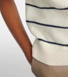 Velvet Nayla cotton and cashmere sweater vest
