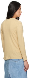 Carter Young Yellow Two-Botton Long Sleeve T-Shirt