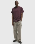 Snow Peak Warm Oneself T-Shirt Red Mens Shortsleefe