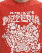 Puma Hoops x TMNT Tee I Red Mens Shortsleefe