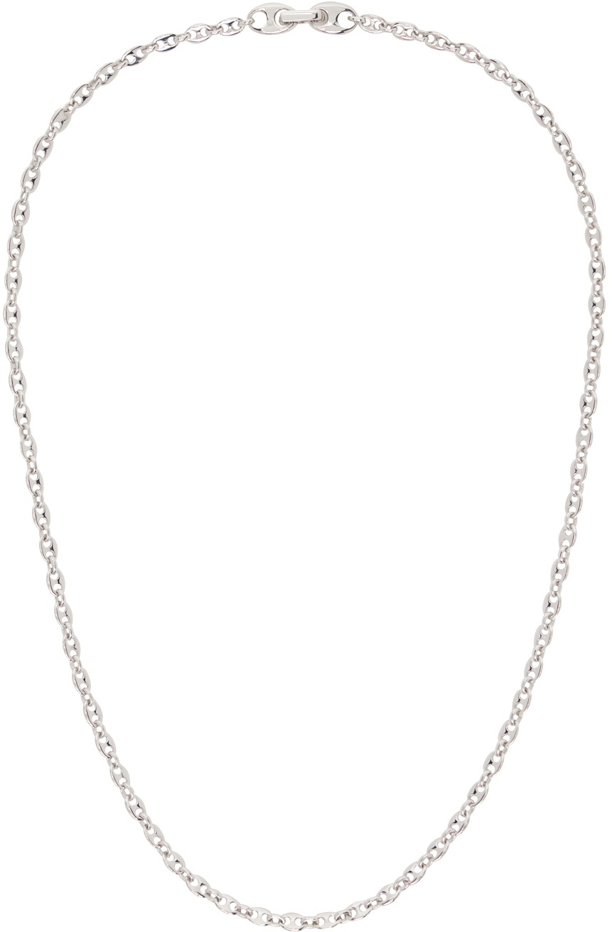 Tom Wood Silver Bean Chain Necklace Tom Wood