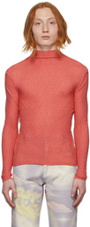 Collina Strada SSENSE Exclusive Pink Cardio Nova Turtleneck