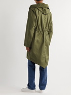 Nudie Jeans - Christian Cotton-Gabardine Hooded Parka - Green