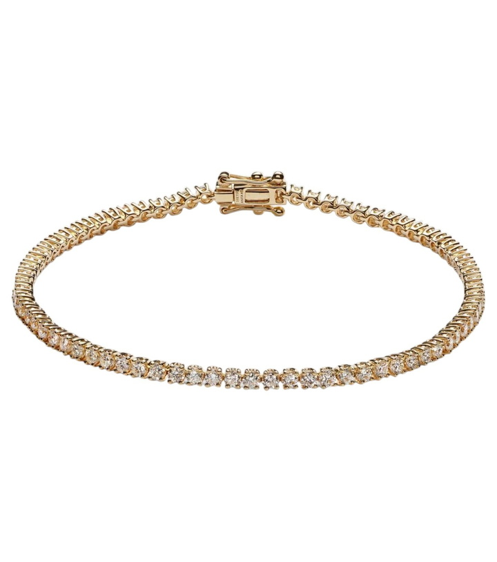 Photo: Anita Ko Hepburn 18kt gold tennis bracelet with diamonds
