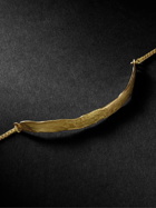 Elhanati - Palma Hammered 18-Karat Recycled Gold Bracelet