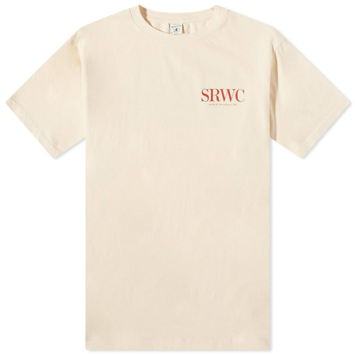 Photo: END. x Sporty & Rich SRMC T-Shirt in Cream/Red
