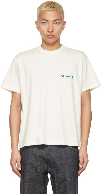 Photo: Sunnei Off-White Mini Logo T-Shirt