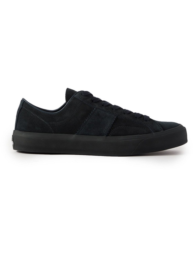 Photo: TOM FORD - Cambridge Suede Sneakers - Blue