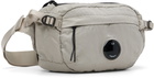 C.P. Company Gray Nylon B Belt Bag