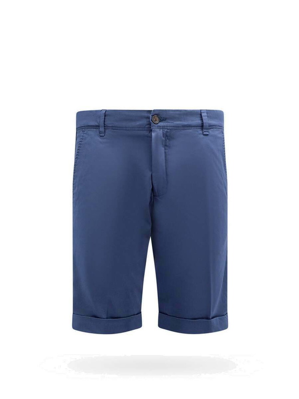 Photo: Nugnes 1920 Blue Bermuda Shorts Mens Bermuda Short