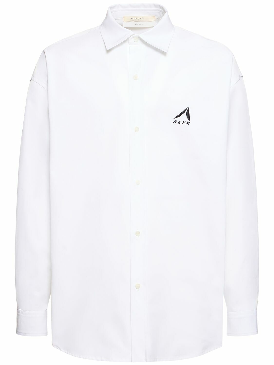Photo: 1017 ALYX 9SM Logo Embroidery Cotton Poplin Shirt