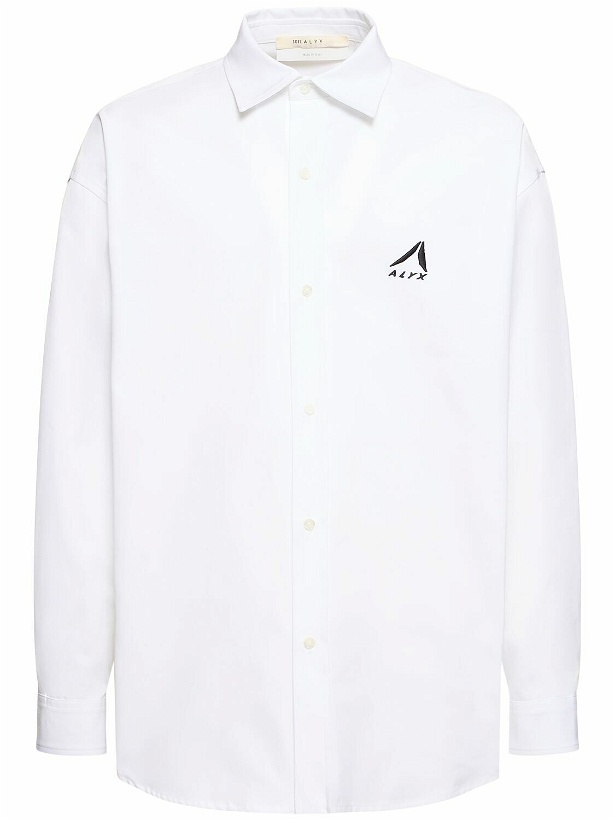 Photo: 1017 ALYX 9SM Logo Embroidery Cotton Poplin Shirt