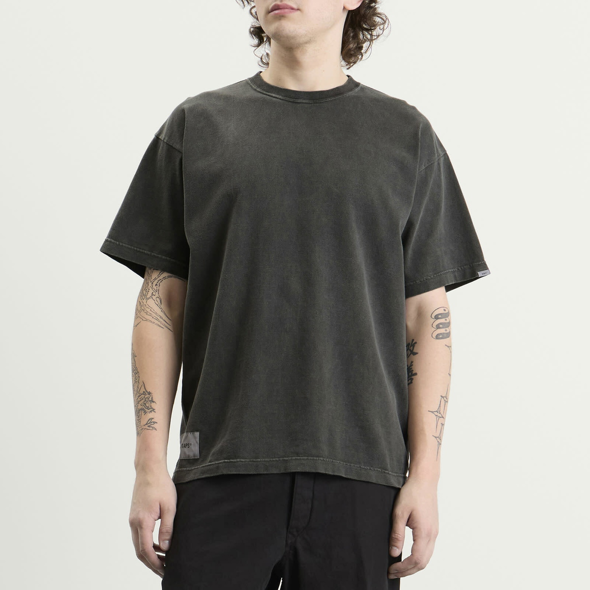 WTAPS Men's Sign-Od Ss in Black
