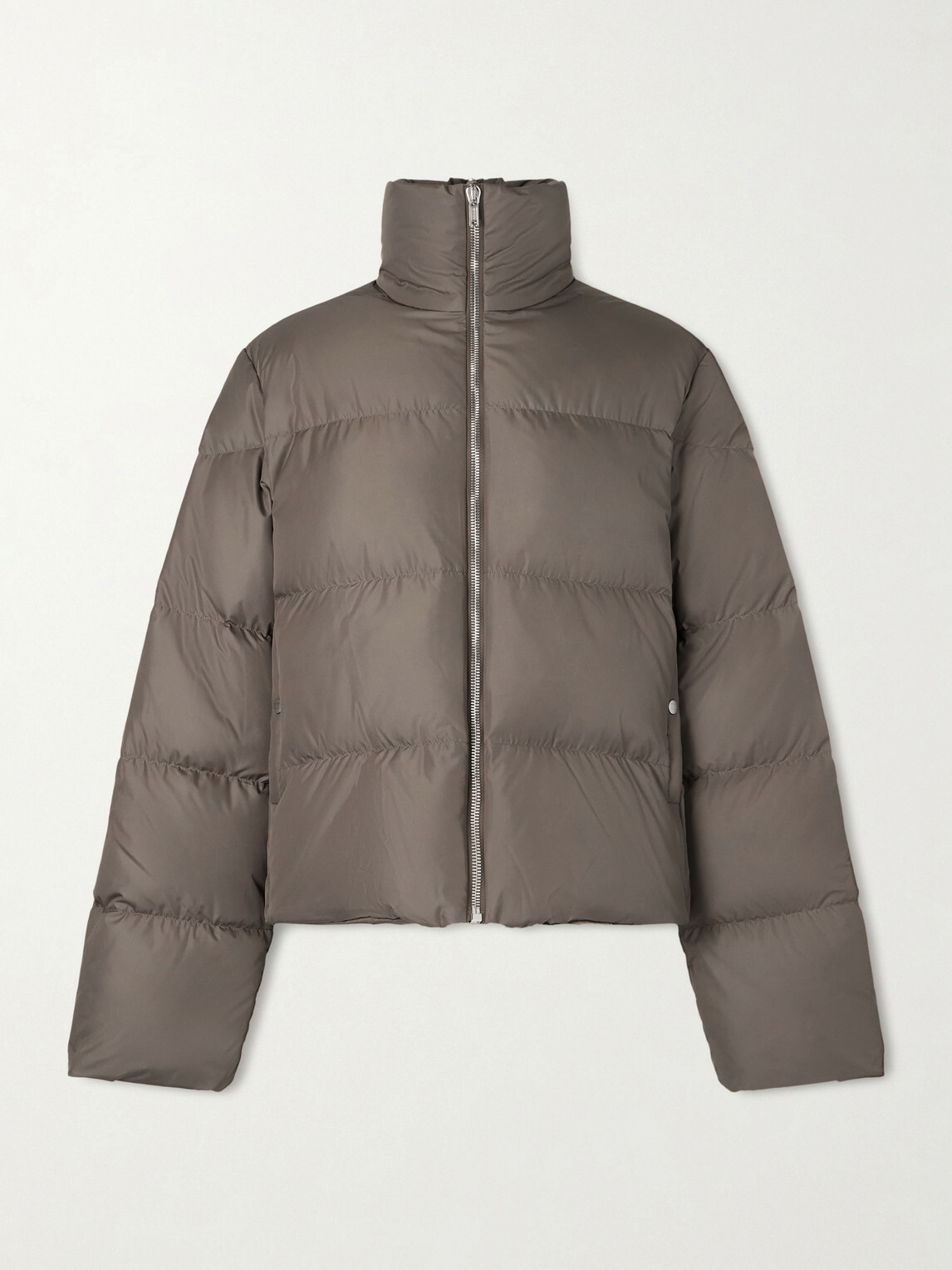 Rick Owens - <ul> <li>Moncler Quilted Shell Down Jacket</li> </ul> - Brown