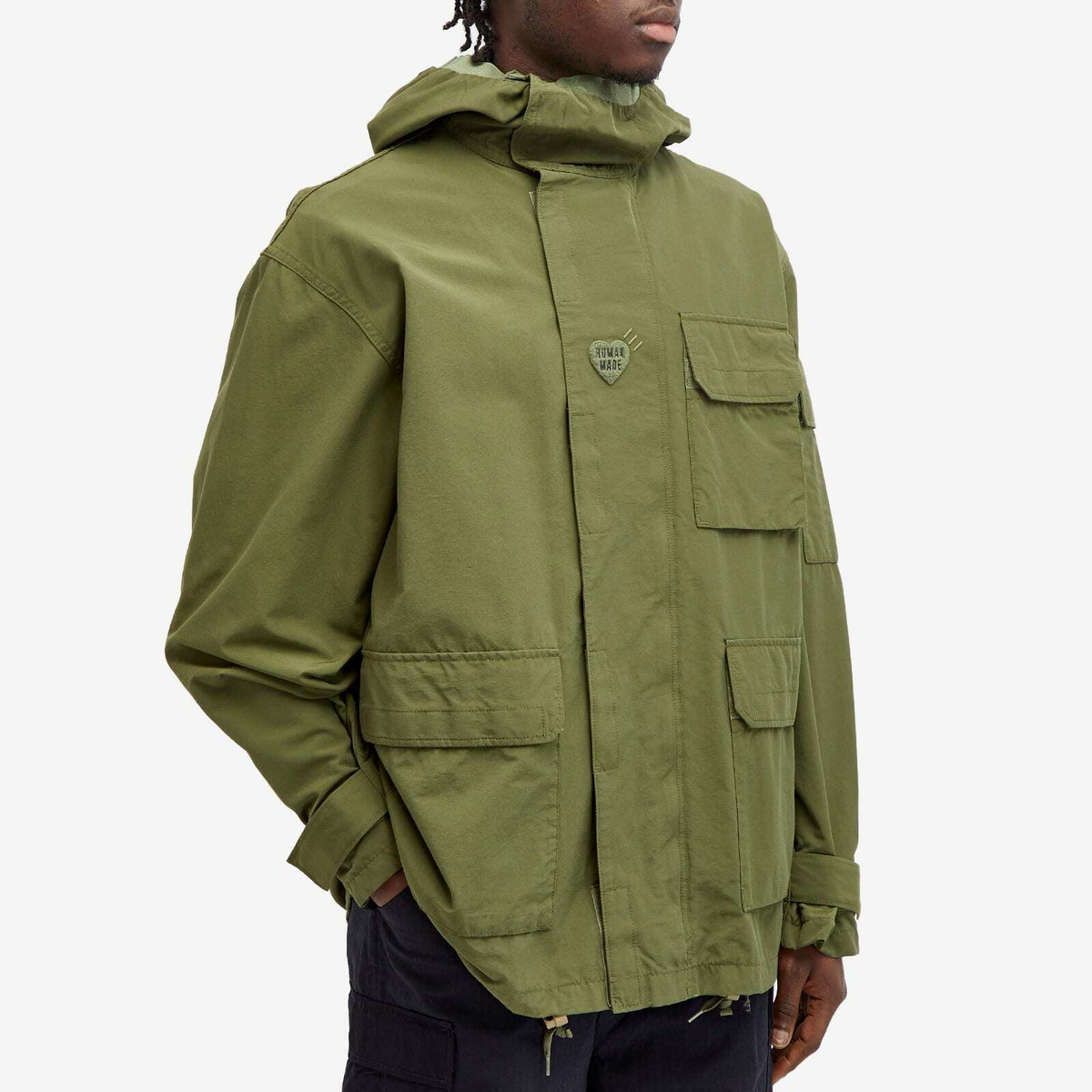 Human Made Men's Moutain Parka Jacket in Olive Drab Human Made