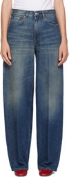 6397 Blue Loose Roomy Jeans