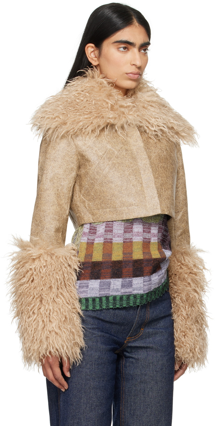 Eckhaus Latta Beige Fond Jacket