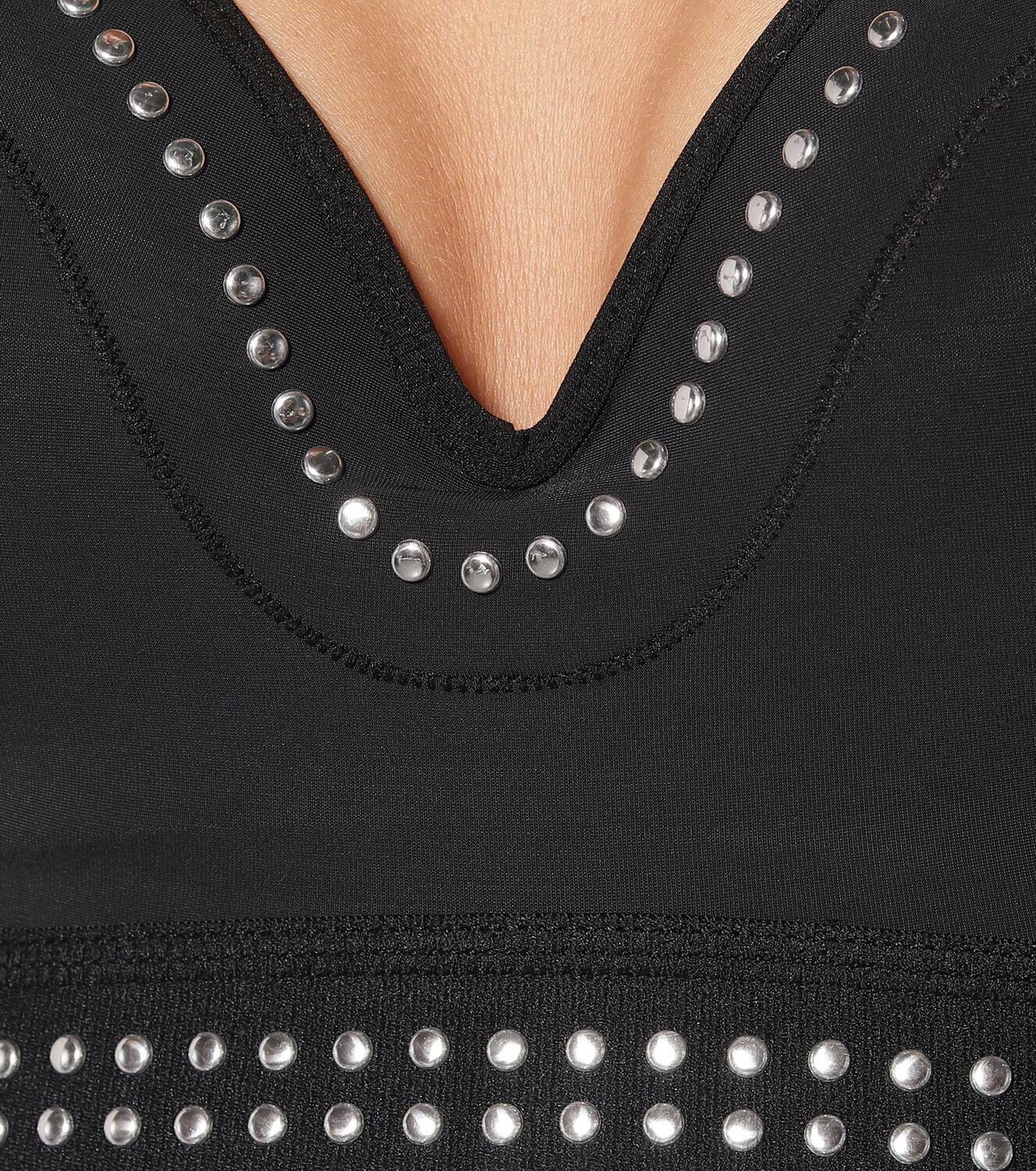Adam Selman Sport Push-It studded sports bra