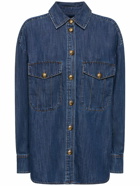 ZIMMERMANN Luminosity Cotton Denim Shirt