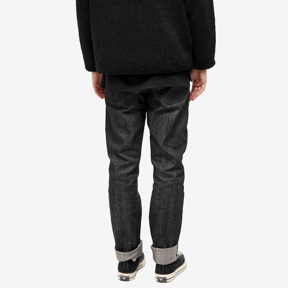 Neighborhood Men's Rigid Narrow Jeans in Black Neighborhood