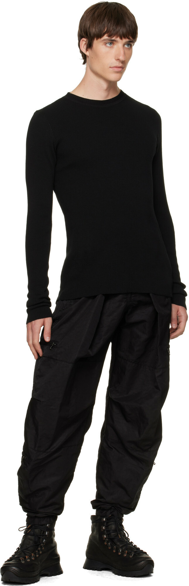 Julius Black Skinny Sweater