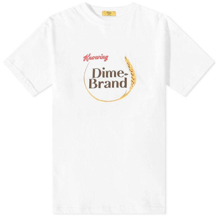 Photo: Dime Men's Grain T-Shirt in White