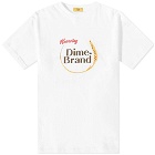Dime Men's Grain T-Shirt in White