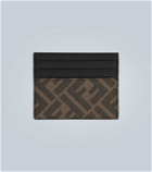 Fendi Logo leather cardholder
