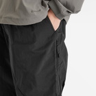 Snow Peak Men's Nylon Tussah Utility Storage Pants in Black