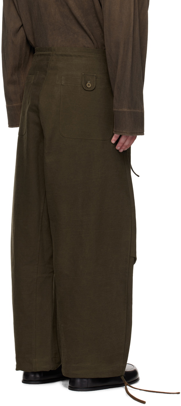 Aviva Jifei Xue Khaki Parachute Trousers