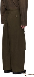 Aviva Jifei Xue Khaki Parachute Trousers