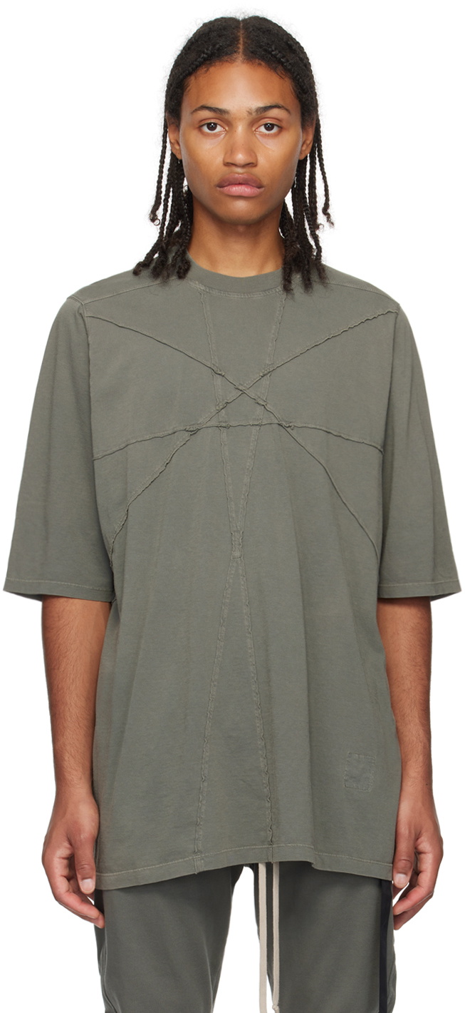 Rick Owens DRKSHDW Gray Jumbo T-Shirt Rick Owens Drkshdw