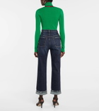 3x1 N.Y.C. Claudia high-rise straight jeans