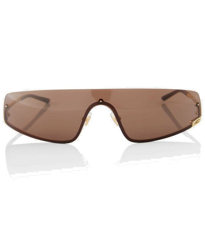 Photo: Gucci Metal flat-top sunglasses