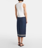 Vince Ribbed cotton top
