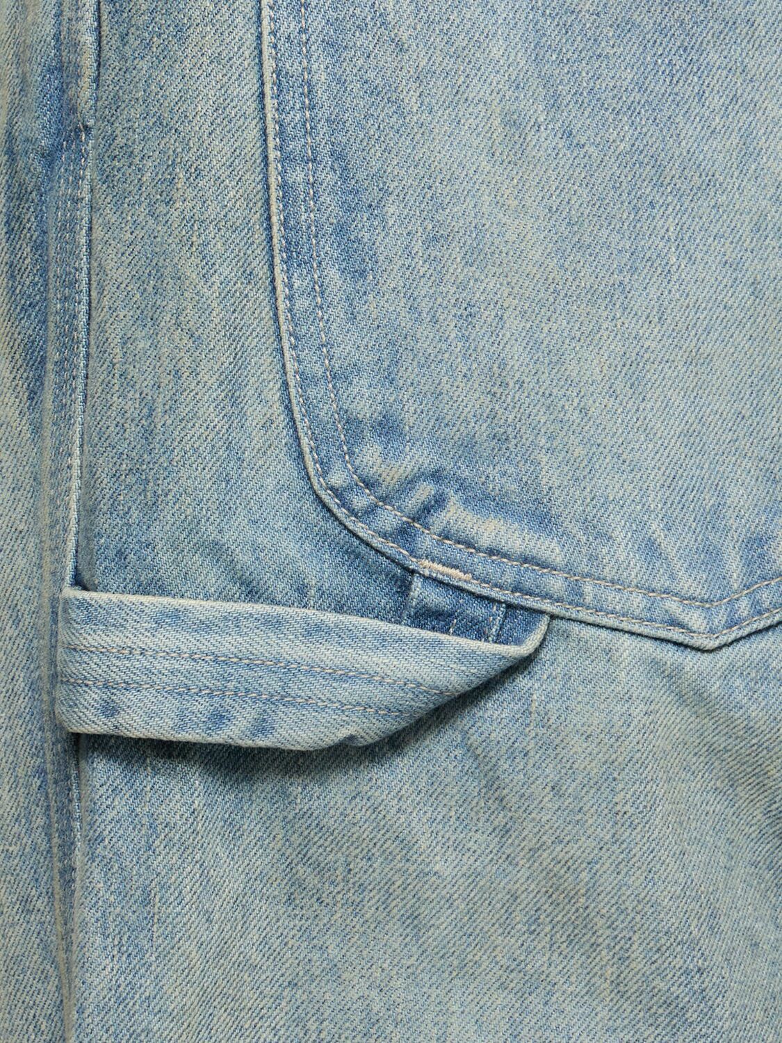 AURALEE Selvedge Faded Heavy Denim Painter Jeans Auralee