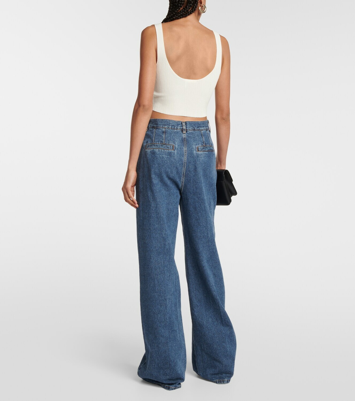 Chloé Cropped knitted wool top Chloe