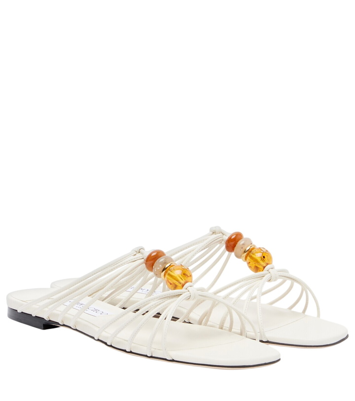 Photo: Jimmy Choo Lova beaded leather sandals