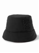 LOEWE - Logo-Appliquéd Padded Nylon Bucket Hat - Black