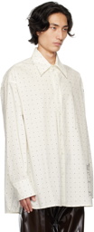 MM6 Maison Margiela White Printed Shirt