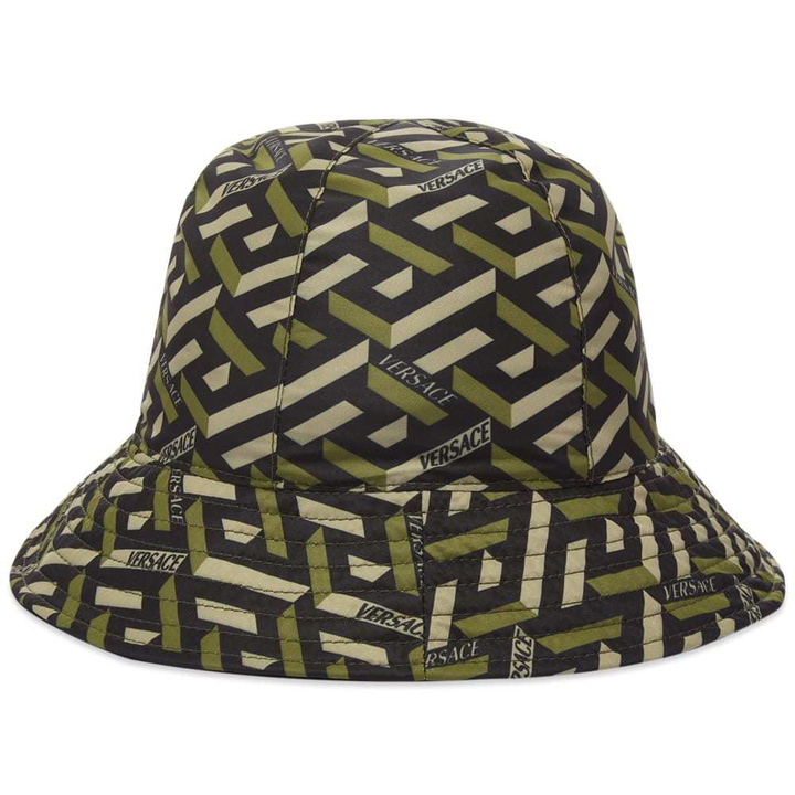 Photo: Versace Geometric Logo Bucket Hat