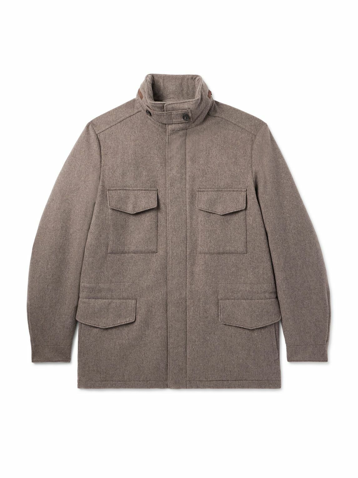 Loro Piana - Traveller Padded Rain System® Cashmere Field Jacket - Brown