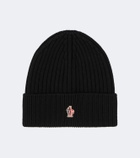 Moncler Grenoble Ribbed-knit virgin wool beanie